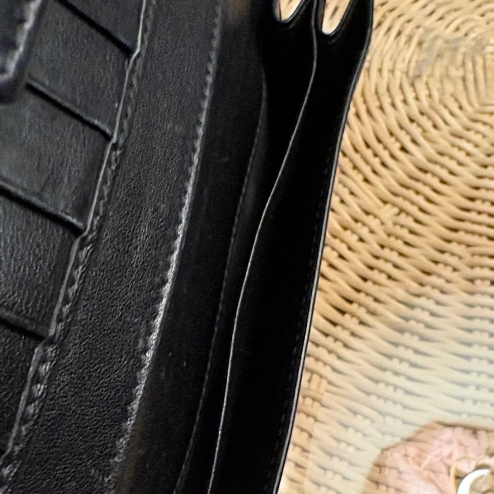 Gucci Black GG Canvas Continental Wallet with Gold Horsebit - Picture 8 of 16